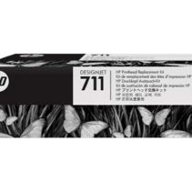 HP 711 Cabezal de Impresion Original + Pack de 4 Cartuchos de Tinta - C1Q10A