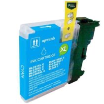 BULK - Brother LC980XL/LC1100XL/LC985XL Cyan Cartucho de Tinta Generico - Reemplaza LC980C/LC1100C/LC985C