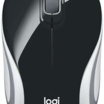 Logitech M187 Raton Inalambrico 1000dpi - 3 Botones - Uso Ambidiestro - Color Negro