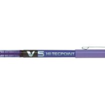 Pilot Boligrafo de Tinta Liquida V5 HI-Tecpoint Rollerball - Punta Fina de Aguja 0.5mm - Trazo 0.3mm - Color Violeta