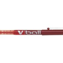 Pilot Boligrafo de tinta liquida V Ball 05 Rollerball - Punta de bola redonda 0.5mm - Trazo 0.3mm - Color Rojo