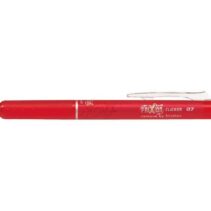 Pilot Boligrafo de Gel Borrable Retractil Frixion Clicker - Punta de Bola Redonda 0.7mm - Trazo 0.4mm - Grip Ergonomico - Color Rojo