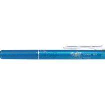 Pilot Boligrafo de gel borrable retractil Frixion Clicker - Punta de bola redonda 0.7mm - Trazo 0.4mm - Grip ergonomico - Color Azul Claro