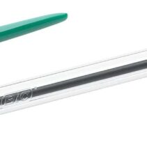 Bic Cristal Original Boligrafo de bola - Punta redonda de 1.0mm - Trazo 0.4mm - Tinta con Base de Aceite - Color Verde