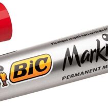 Bic Marking 2000 Ecolutions Rotulador Permanente - Tinta con Base de Alcohol - Ecologico - Secado Rapido - Color Rojo