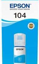 Epson 104 Cyan Botella de Tinta Original - C13T00P240