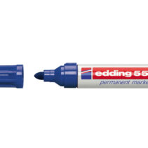 Edding 550 Rotulador Permanente - Punta Redonda - Trazo entre 3 y 4 mm. - Recargable - Secado Rapido - Color Azul