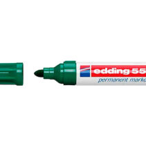 Edding 550 Rotulador Permanente - Punta Redonda - Trazo entre 3 y 4 mm. - Recargable - Secado Rapido - Color Verde