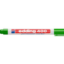 Edding 400 Rotulador Permanente - Punta Redonda - Trazo 1 mm. - Recargable - Secado Rapido - Color Verde