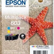 Epson 603 Pack de 3 Cartuchos de Tinta Originales - Cyan