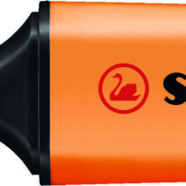 Stabilo Boss 70 Rotulador Marcador Fluorescente - Trazo entre 2 y 5mm - Recargable - Tinta con Base de Agua - Color Naranja Fluorescente