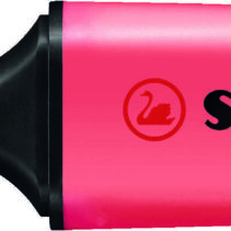 Stabilo Boss 70 Rotulador Marcador Fluorescente - Trazo entre 2 y 5mm - Recargable - Tinta con Base de Agua - Color Rojo Fluorescente