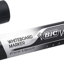 Bic Velleda Liquid Ink Marcador para Pizarra - Punta Media - Trazo 2.3mm - Tinta Liquida con Base de Alcohol - Color Negro