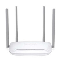 Mercusys Router Inalambrico N 300Mbps - 4 Puertos 10/100Mbps - 4 Antenas 5dBi - Tecnologia 2x2 MIMO - Hasta 500m2 cobertura WiFi