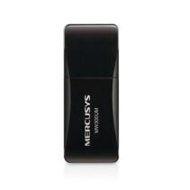 Mercusys N300 Mini Adaptador Inalambrico USB 2.0 - Hasta 300Mbps - Color Negro