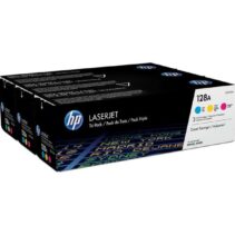 HP CE321A/CE322A/CE323A Pack de 3 Cartuchos de Toner Originales - 128A