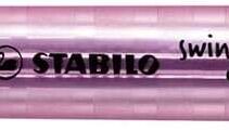 Stabilo Swing Cool Marcador Fluorescente - Cuerpo Plano - Punta Biselada - Trazo entre 1 y 4mm - Tinta con Base de Agua - Antisecado - Color Rosa