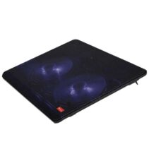 NGS Jetstand Base de Refrigeracion para Portatil hasta 15.6" - Iluminacion LED Azul - 1x USB - 2 Ventiladores Silenciosos - 2 Niveles de Altura