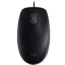 Logitech B110 Silent Raton USB 1000dpi - 3 Botones - Silencioso - Uso Ambidiestro - Cable de 1.80m - Color Negro