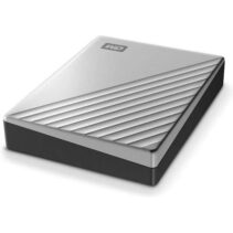 WD My Passport Disco Duro Externo 2.5" 4TB USB-C - Compatible con Windows y Mac - Color Plata