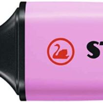 Stabilo Boss 70 Pastel Marcador Fluorescente - Trazo entre 2 y 5mm - Recargable - Tinta con Base de Agua - Color Fucsia Helado