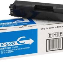 Kyocera TK590 Cyan Cartucho de Toner Original - 1T02KVCNL0/TK590C