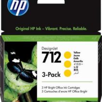 HP 712 Amarillo Pack de 3 Cartuchos de Tinta Originales - 3ED79A