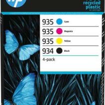 HP 934 + 935 Pack de 4 Cartuchos de Tinta Originales - 6ZC72AE