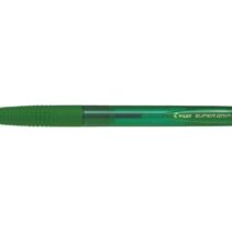 Pilot Boligrafo de Bola Retractil SuperGrip G - Punta Redonda 1.0mm - Trazo 0.4mm - Tinta de Aceite - Grip Ergonomico - Color Verde