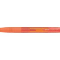 Pilot Boligrafo de Bola Retractil SuperGrip G - Punta Redonda 1.0mm - Trazo 0.4mm - Tinta de Aceite - Grip Ergonomico - Color Naranja