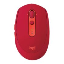 Logitech M590 Silent Raton Inalambrico USB 1000dpi - Silencioso - 7 Botones - Uso Diestro - Color Rojo