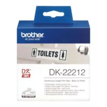 Brother DK22212 - Etiquetas Originales de Tamaño personalizado - Ancho 62mm x 15