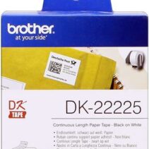 Brother DK22225 - Etiquetas Originales de Tamaño personalizado - Ancho 38mm x 30