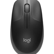 Logitech M190 Full Size Raton Inalambrico USB 1000dpi - 3 Botones - Gran Tamaño - Uso Ambidiestro - Color Negro/Gris Oscuro