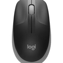 Logitech M190 Full Size Raton Inalambrico USB 1000dpi - 3 Botones - Gran Tamaño - Uso Ambidiestro - Color Negro/Gris Claro