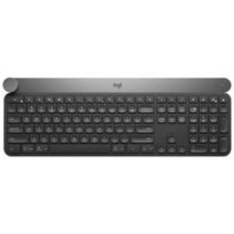 Logitech Craft Teclado Inalambrico USB con Disco Selector - Retroiluminacion - Teclas Esfericas Concavas - Color Negro