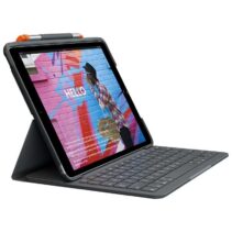 Logitech Slim Folio Funda con Teclado Bluetooth para iPad 7ª y 8ª Generacion 10.2" - Escritura