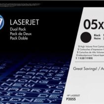 HP CE505X Negro Pack de 2 Cartuchos de Toner Originales - 05X