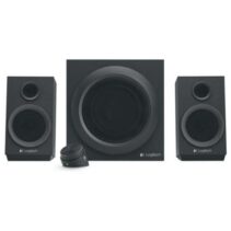 Logitech Z333 Sistema de Altavoces 2.1 80W - Subwoofer 24W - Entrada Jack 3.5mm + RCA - Color Negro