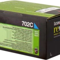 Lexmark CS310/CS410/CS510 Cyan Cartucho de Toner Original - 70C20C0/70C20CE/702C