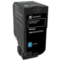 Lexmark CS720/CS725/CX725 Cyan Cartucho de Toner Original - 74C20C0