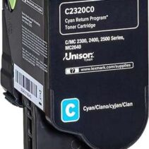 Lexmark C2325/C2425/C2535/MC2325/MC2425/MC2535/MC2640 Cyan Cartucho de Toner Original - C2320C0