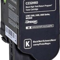 Lexmark C2325/C2425/C2535/MC2325/MC2425/MC2535/MC2640 Negro Cartucho de Toner Original - C232HK0