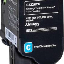 Lexmark C2325/C2425/C2535/MC2325/MC2425/MC2535/MC2640 Cyan Cartucho de Toner Original - C232HC0