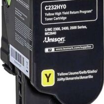 Lexmark C2325/C2425/C2535/MC2325/MC2425/MC2535/MC2640 Amarillo Cartucho de Toner Original - C232HY0