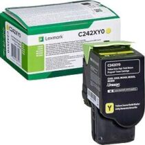 Lexmark C2425/C2535/MC2425/MC2535/MC2640 Amarillo Cartucho de Toner Original - C242XY0