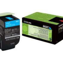 Lexmark CX310/CX410/CX510 Cyan Cartucho de Toner Original - 80C20C0/80C20CE/802C