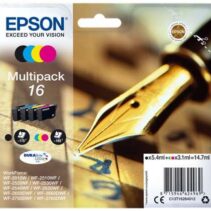 Epson T1626 Pack de 4 Cartuchos de Tinta Originales - C13T16264012