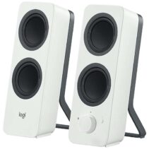 Logitech Z207 Altavoces 2.0 Bluetooth - 10W - Sonido Estereo - Entrada Jack 3.5 mm - Color Blanco