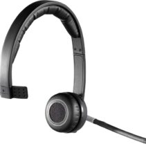 Logitech H820E Auriculares Inalambricos Mono con Microfono - Autonomia hasta 10h - Diadema Ajustable - Controles en Auricular - Color Negro